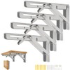 4pcs 18” Folding Shelf Brackets, Folding Shelf Brackets Heavy Duty