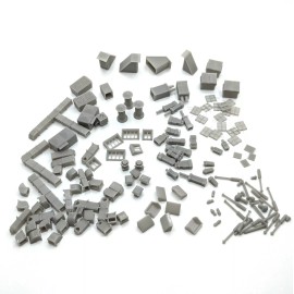 EeeWeeGeeWee N Scale Roof Details Kit Air Conditioners Ductwork Chimneys Roof Entry