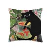 Matisse's Goldfish And A Cat Throw Pillow