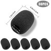 30 Pack Mini Size Lapel Headset Mic Foam Covers Microphone