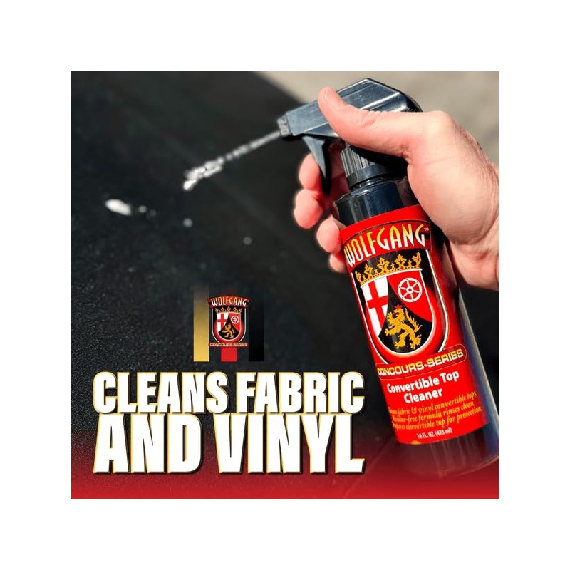 WOLFGANG CONCOURS SERIES Convertible Top Cleaner | Spray-On Cleaner for