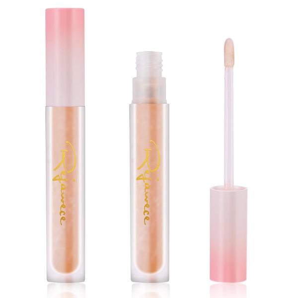 Lip Plumper Gloss With H.A, Natural Lip Plumper with Glittering and Lip Care Serum, Lip Enhancer for Fuller, Lip Mask, Beautiful Fuller, Hydrating & Reduce Fine Lines