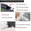 Label Tape Compatible with Brother - 2 Pack P Touch