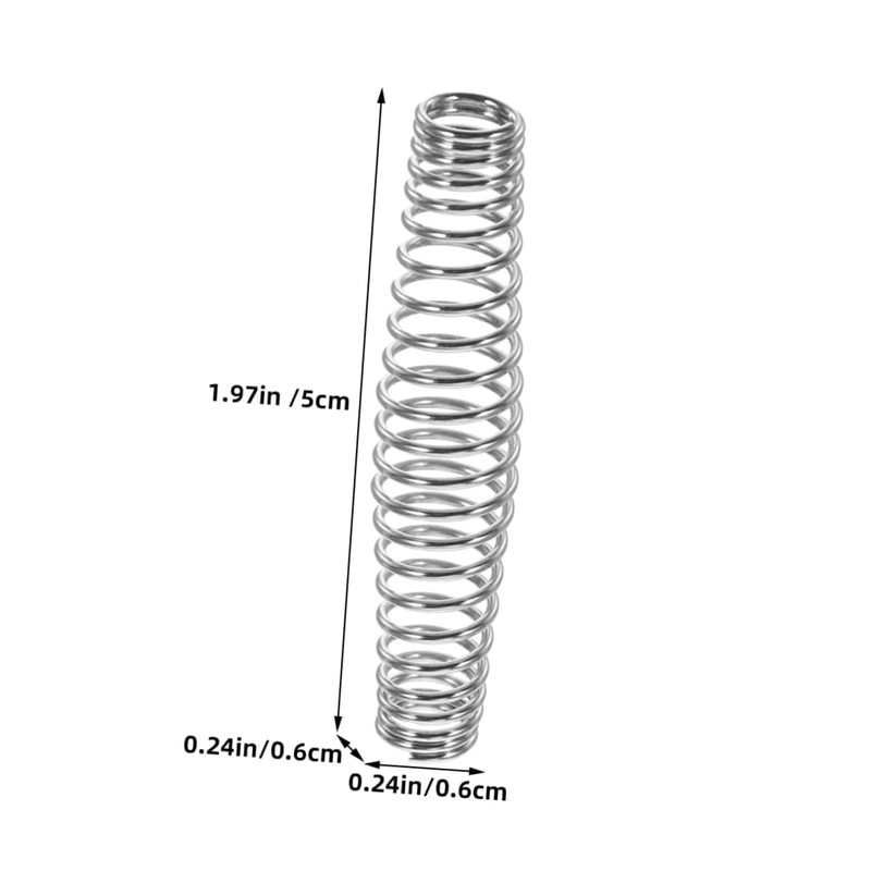 Totority 10pcs Bypass Pruner Spring Replacement for Garden Shears Tree