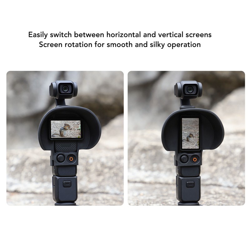 Camera Screen Sunshade for Osmo Pocket 3 Replacement Silicone Action