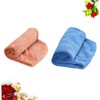 FOMIYES 2pcs Quick Dry Hair Towel Wraps Super Absorbent Microfiber