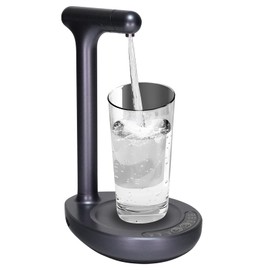 Dispensador de botellas de agua de computadora, puerto de carga USB C, adecuado para oficina, cocina o mesita de noche.
