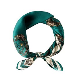 Ecroon Silk Scarf Women's Neckerchief Silk Scarf Bandana Handkerchief Neck Wrist Headscarves, G