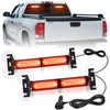 Nilight 40LED Red Emergency Strobe Traffic Advisor Light Bar with