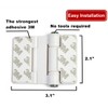 Refrigerator Adhesive Locks Double Button Fridge Door Lock with Key,