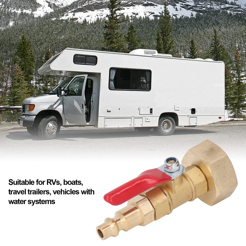 Rv Blow Out Plug Adapter, Sprinkler Blow Out Adapter, Brass