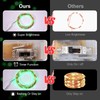 Ariceleo 1 Pack 16.4ft Battery Operated String Lights with Timer,