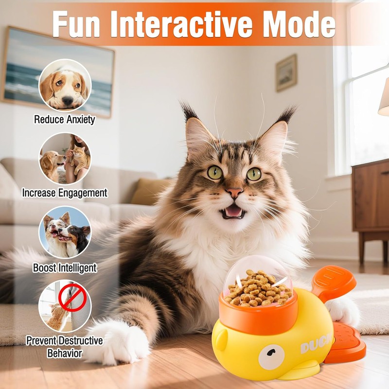 Juguetes Interactivos para Perros, Comedero Lento Tipo Rompecabezas para Perros,