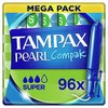 Tampax Pearl Compak Super Tampons,6X 16 Pack