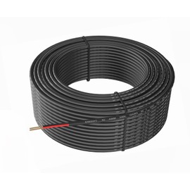 TUOFENG 16 Gauge Wire 2 Conductor Electrical Wire, 33 ft 16 AWG Wire Stranded PVC Cord, 12V Low Voltage/Oxygen-Free Copper/Flexible/16/2 Wire for Automotive Wire LED Strips Lamp Lighting Marine