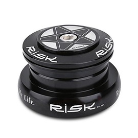 Bike Headset Semi Aluminium Alloy Integrated Headset External Bearing Headset for 44mm Straight Tube Frame Bicycle