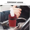 Ciieeo Car Tissue Tube Box: Cylinder Tissue Holder Refillable Round