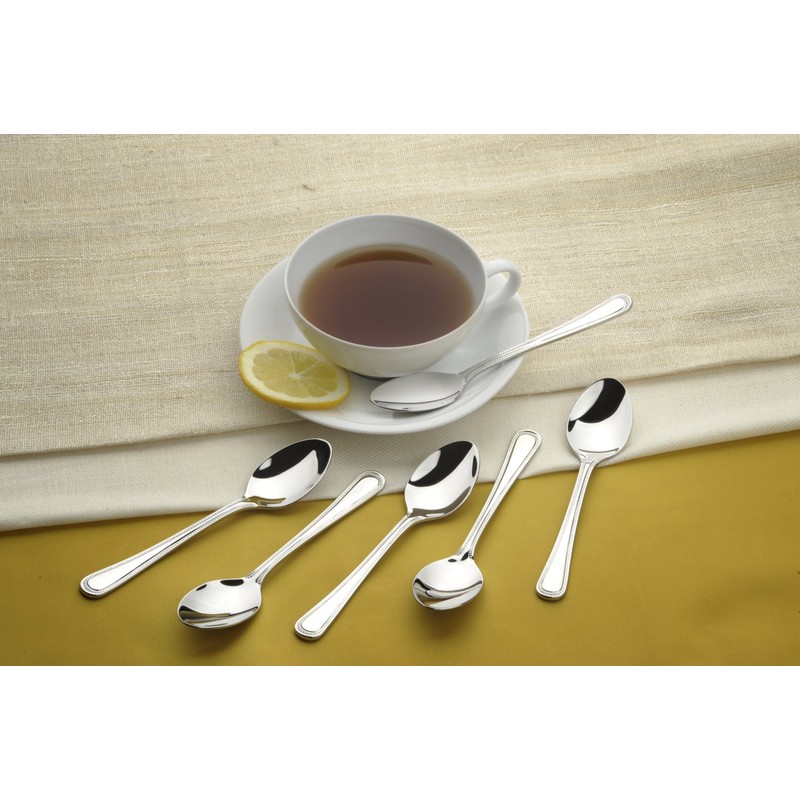 Arthur Price Classic Bead Teaspoons, Box of 6