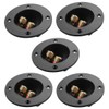 TOYANDONA 5pcs Speaker Box Terminal Cup 2-Way Binding Post Round
