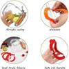 12 Pieces Rubber Seals Rings for Glass Jars, Airtight Silicone