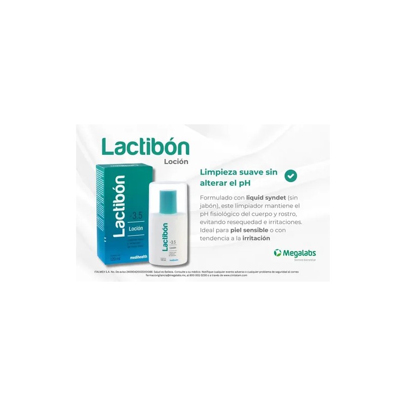 Lactibon Loción Limpiadora Restauradora 120ml