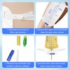 1000mL Catheter Leg Bag Urinary Drainage Bag, 5Pack Disposable Urine