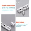 YLNANMI No Drill Self Adhesive Curtain Track Ceiling or Wall