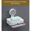 2024 POTENTIA Adhesive Soap Holder/Dish for Shower Wall Mounted NO-Drilling