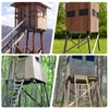 Deer Stand Brackets, 4Pcs Green Outdoor 4"x 4" Compound Angle