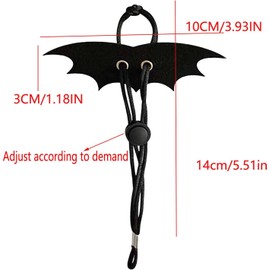 Small Animal Wings Walking Hamster Rope, 2Pcs Small Pet Wings Dragon Harness and Leash,Dragon Leash Harness Bearded Reptile Lizard Rope,Reptile Turtle Leash Gecko Harness Rat Harness and Leash Rope