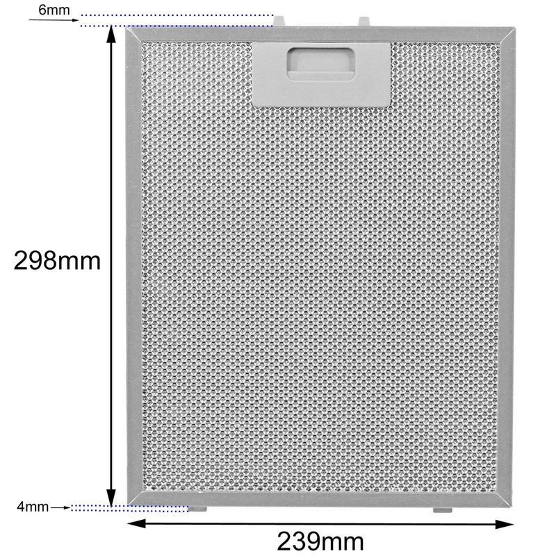 SPARES2GO Metal Mesh Filter for Candy Cooker Hood/Kitchen Extractor Fan