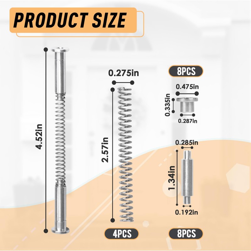 4PC K5131 Storm Door Hinge Pin Kit for Croft and