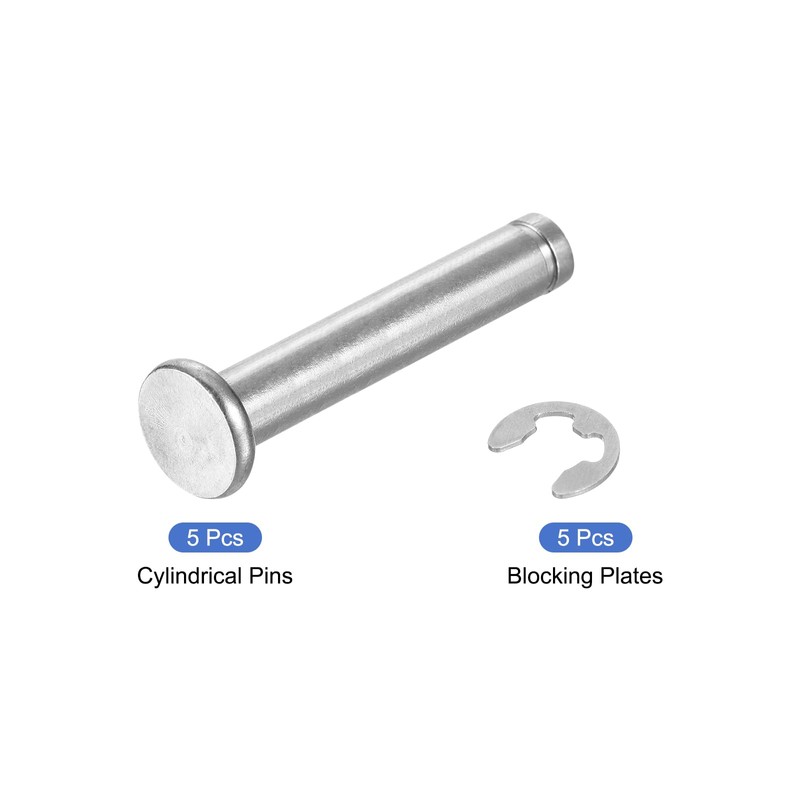 QUARKZMAN Set of 5 M6 x 35 mm 304 Stainless