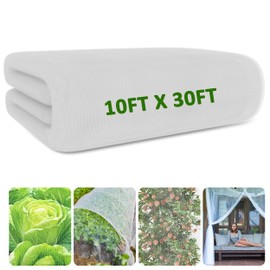 ESOHOT Garden Netting 10x33Ft Mesh-Locking Technology Plants Cover Thicker Durable Ultra Fine Mesh Netting Pest Barrier Protection