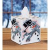 MARY MAXIM Plastic Canvas Tissue Box Kit 5"-Old Time Snowman
