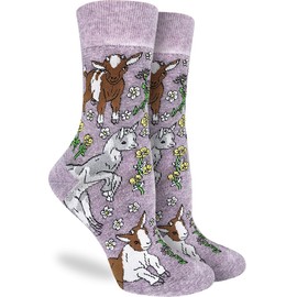 Good Luck Sock Women's Baby Goats Socks, Adult, Shoe Size 5-9