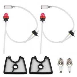 Buckbock 581798001 Fuel Line 581798001 Air Filter Kit for Husqvarna 125B Fuel Line Kit 125 B 125BX 125BVX Handheld Leaf Blower with Fuel Filter Grommet Primer Bulb Spark Plug