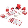 Safety Lockout Tagout Kit Lockset Fitting Tools Multifunctional Portable with