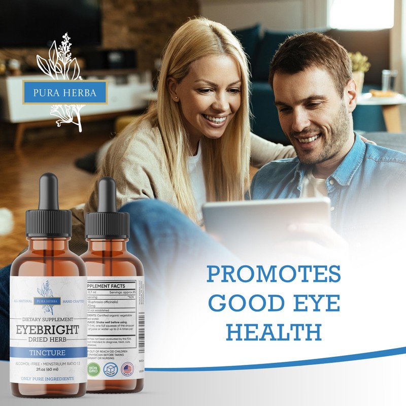 Pura Herba Eyebright Herb 2 Fl Oz Extract, Eyebright Oral