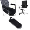 4Pcs Chair Arm Rest Pads Covers Soft Foam Adjustable Strap