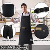 June tech Professional Adjustable Apron with 2 Pockets Cooking Kitchen