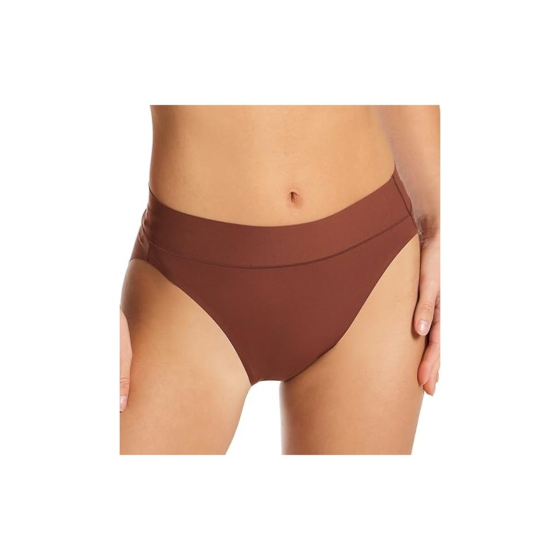 Wacoal Women's at Ease Hi Cut Brief Panty, Fudgesickle, X-Large