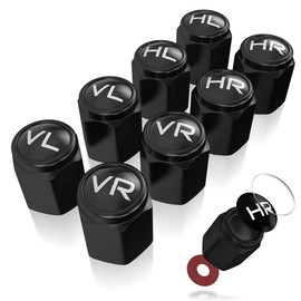 JK Trade® ABS Plastic Valve Caps for Car Tyre Marking with Integrated Seal for Stored Winter and Summer Tyres, Universal Car Accessories, Pack of 8