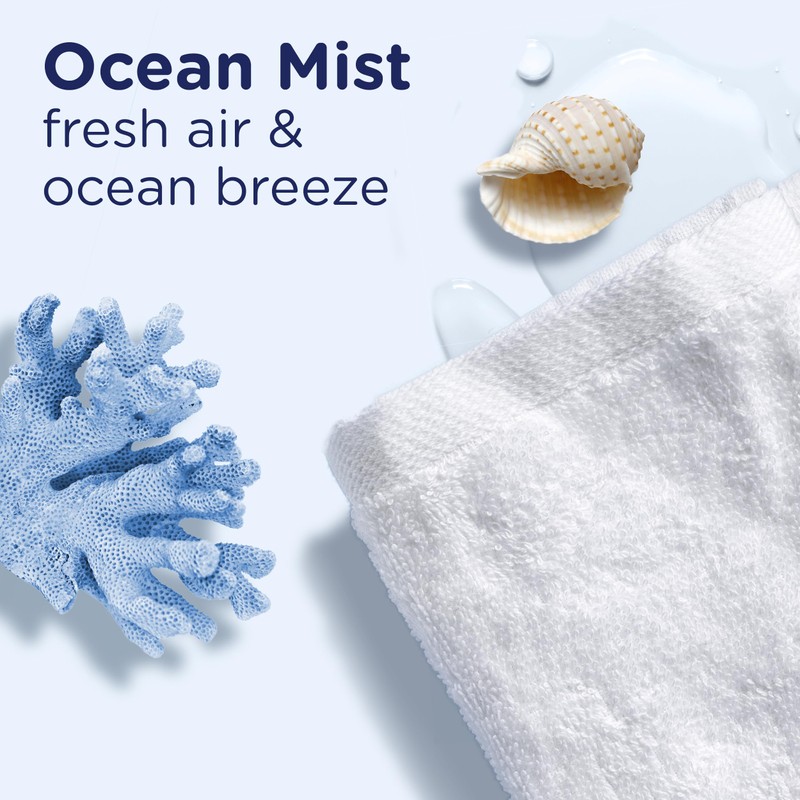 Downy Light Laundry Scent Booster Beads for Washer, Ocean Mist