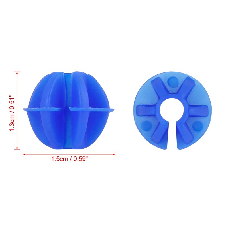 X AUTOHAUX 70pcs Bike Bicycle Wheel Spoke Bead Decoration Round