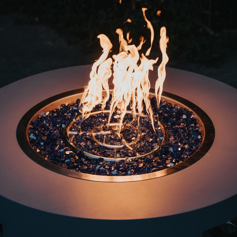 Skyflame Jet Burner Ring Kit, 12" Round Fire Pit Burner