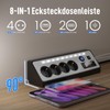 JACEPFY Power Strip 4-Way Multiple Socket with USB and 2