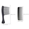 SAFIGLE 2Pcs Wide Tooth Comb Set for Curly Hair Styling