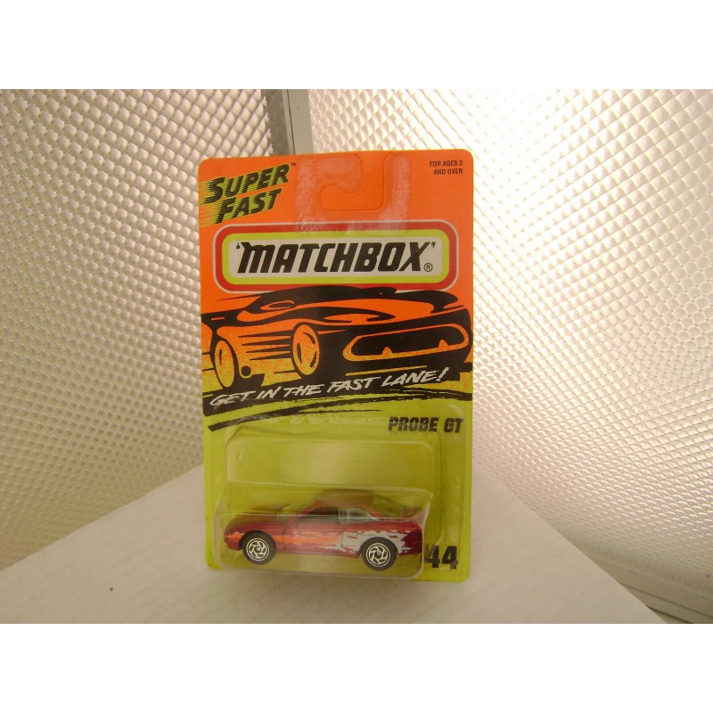 MATCHBOX SUPERFAST 1995 MATCHBOX SUPERFAST #44 RED FORD PROBE GT
