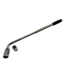 Professional EZ Travel Collection 1/2" Drive Telescopic Lug Nut Wrench (17mm, 19mm, 21mm and 23mm Sockets)